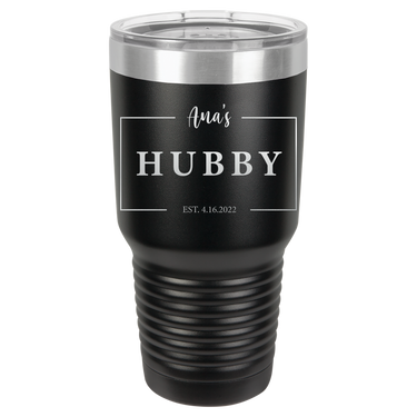 Hubby Anniversary 30oz Ringneck Tumbler